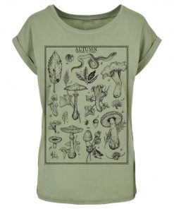 T-shirt champignons vert
