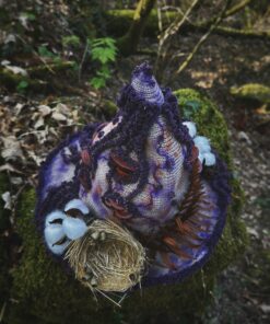 Chapeau de Sorcière «Purple Nest»