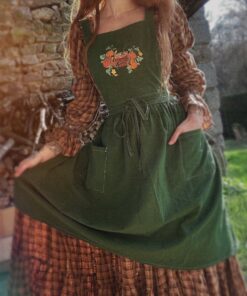 Alternative view of Tablier Spring Green