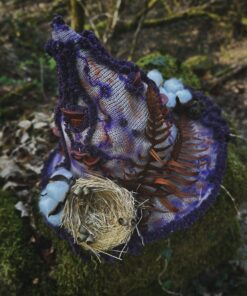 Alternative view of Chapeau de Sorcière «Purple Nest»